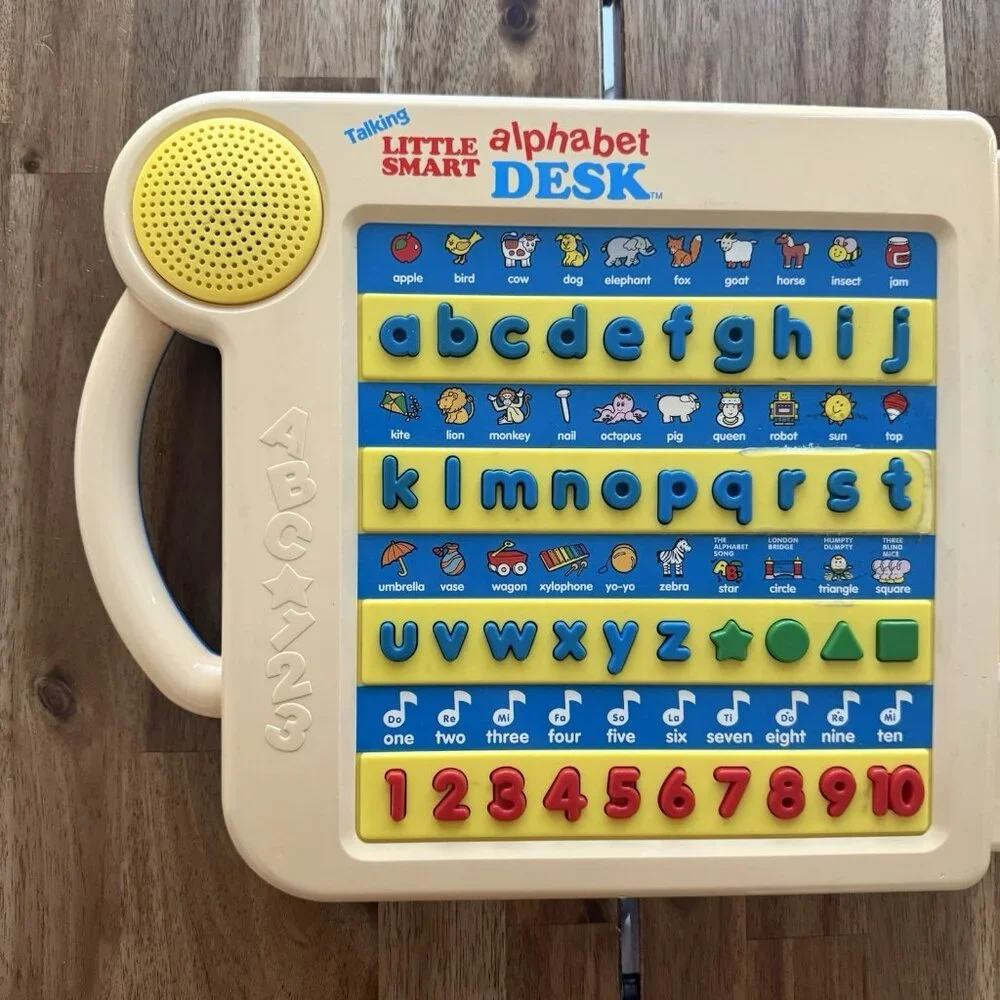 VTG VTECH Talking Little Smart Alphabet Desk 1990's Working Tested Collectible‎